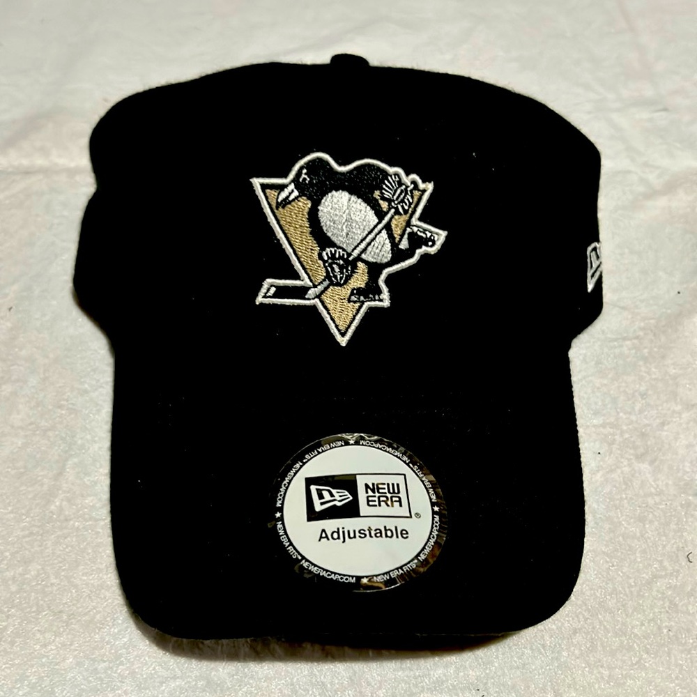New Era Pittsburgh Penguins Hat, Adjustable One Size Fits Most